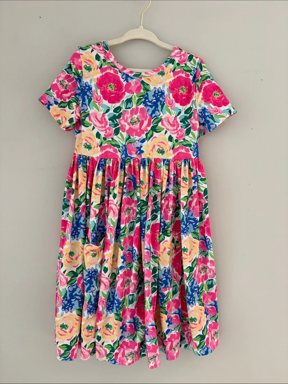 Mila & Rose Floral Short-Sleeve Dress